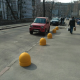 антипаркувальний обмежувач / півсфера бетонна