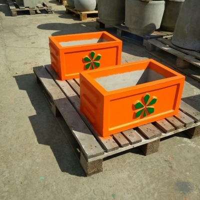 Вазон из бетона