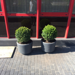 вазон круглий вуличний з бетону